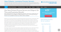 Desktop Screenshot of processserversneworleans.com